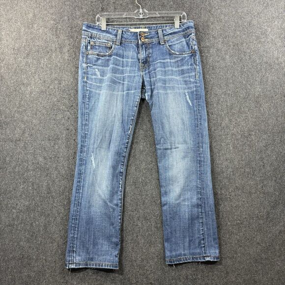 Vigoss Fit Straight Jeans Women's 9/10 30 Blue Medium Wash - Picture 1 of 10